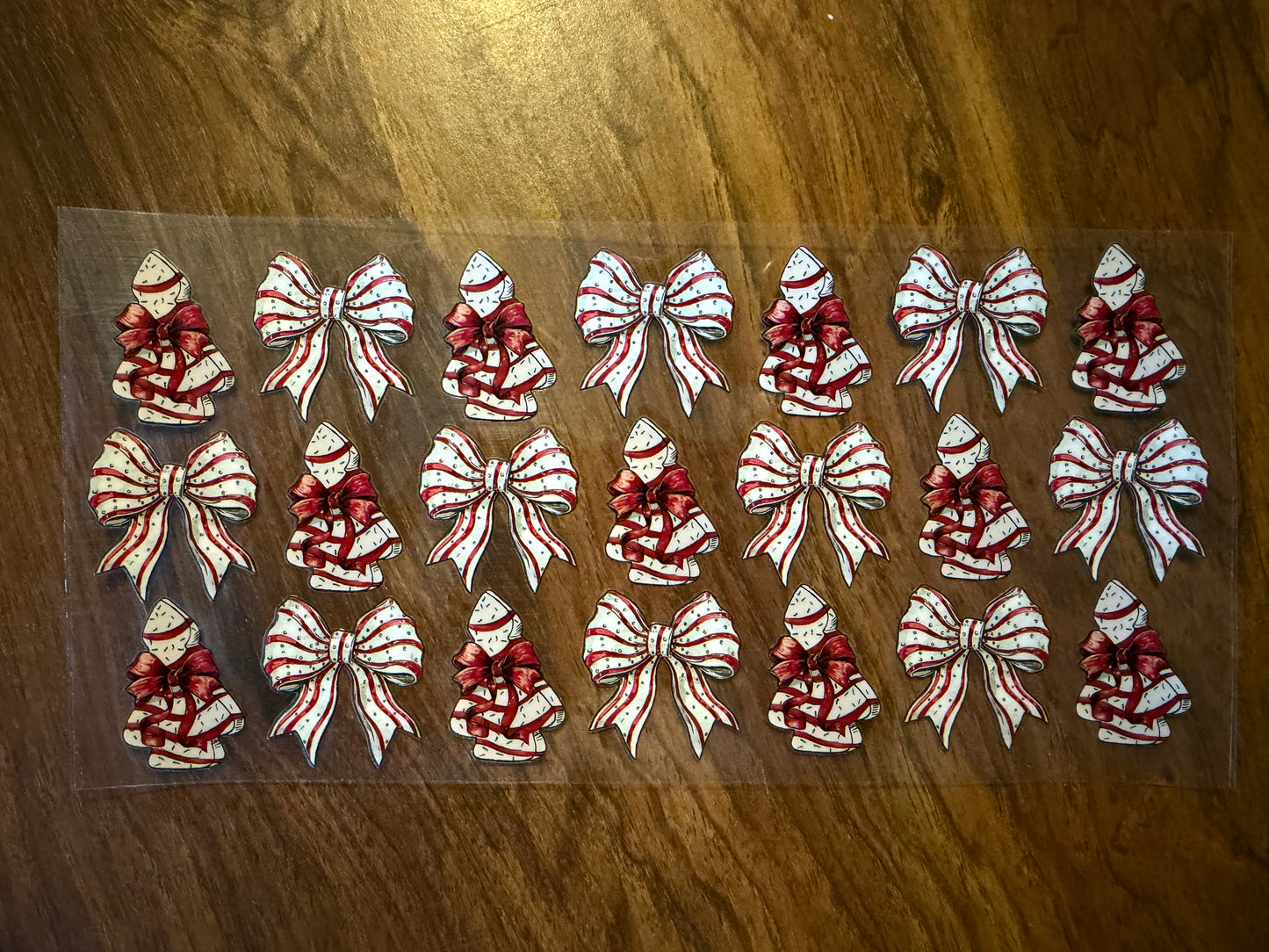 Christmas Cake Bows Wrap