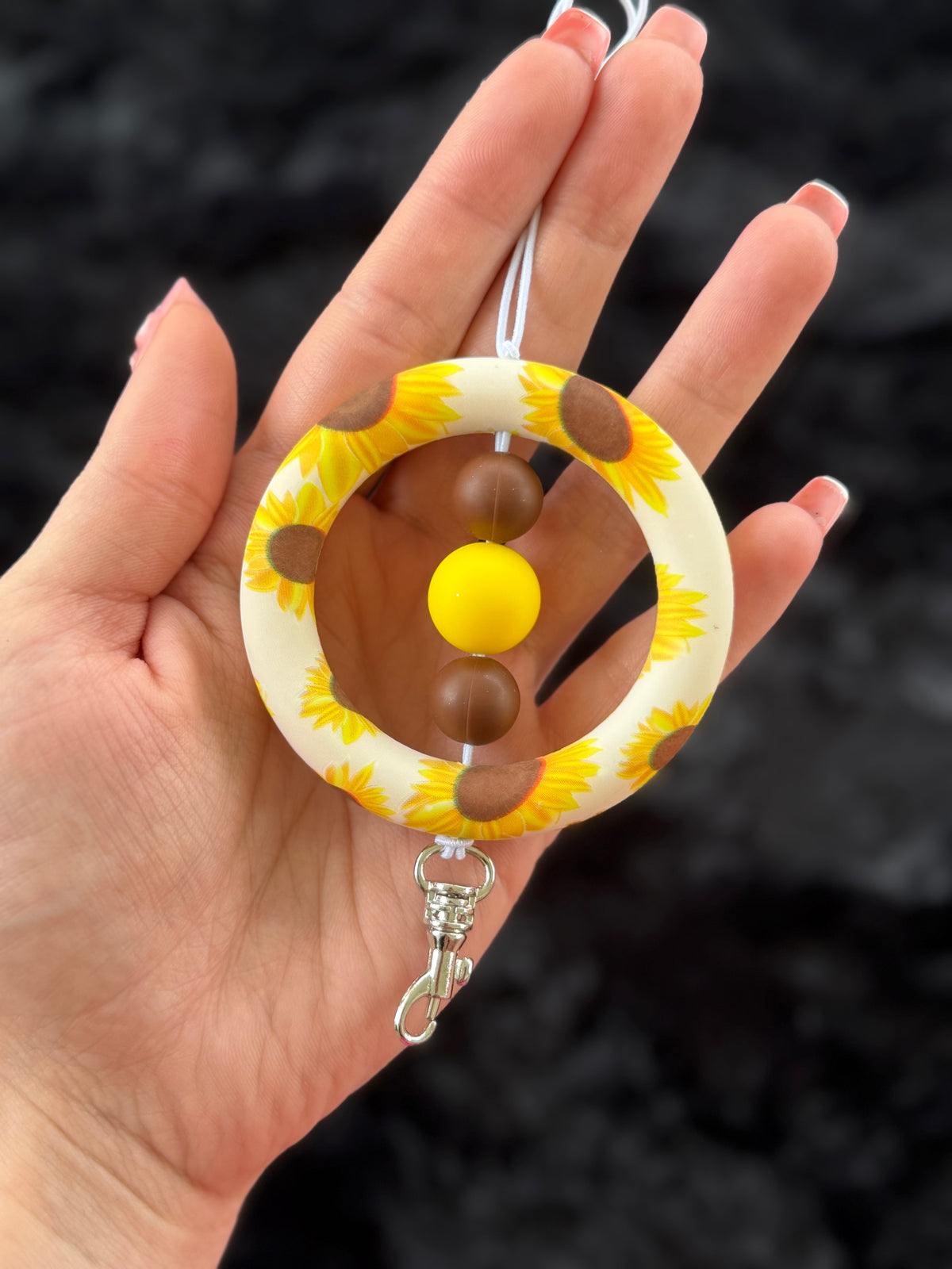 Sunflower Babe Freshie Hanger