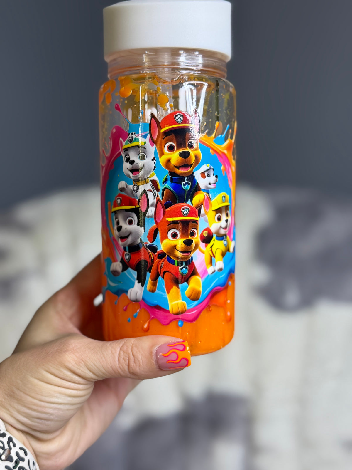 Pup Patrol Adventure Lava Kids Tumbler