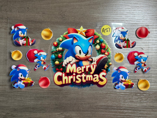 Sonic Christmas Cup Wrap