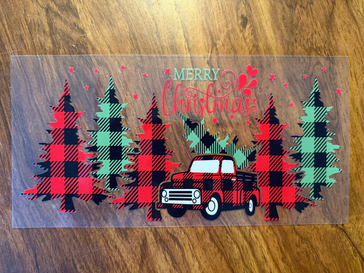 Plaid Christmas Wrap