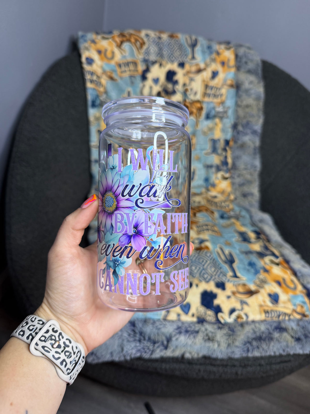 Walk By Faith Sublimated Tumbler