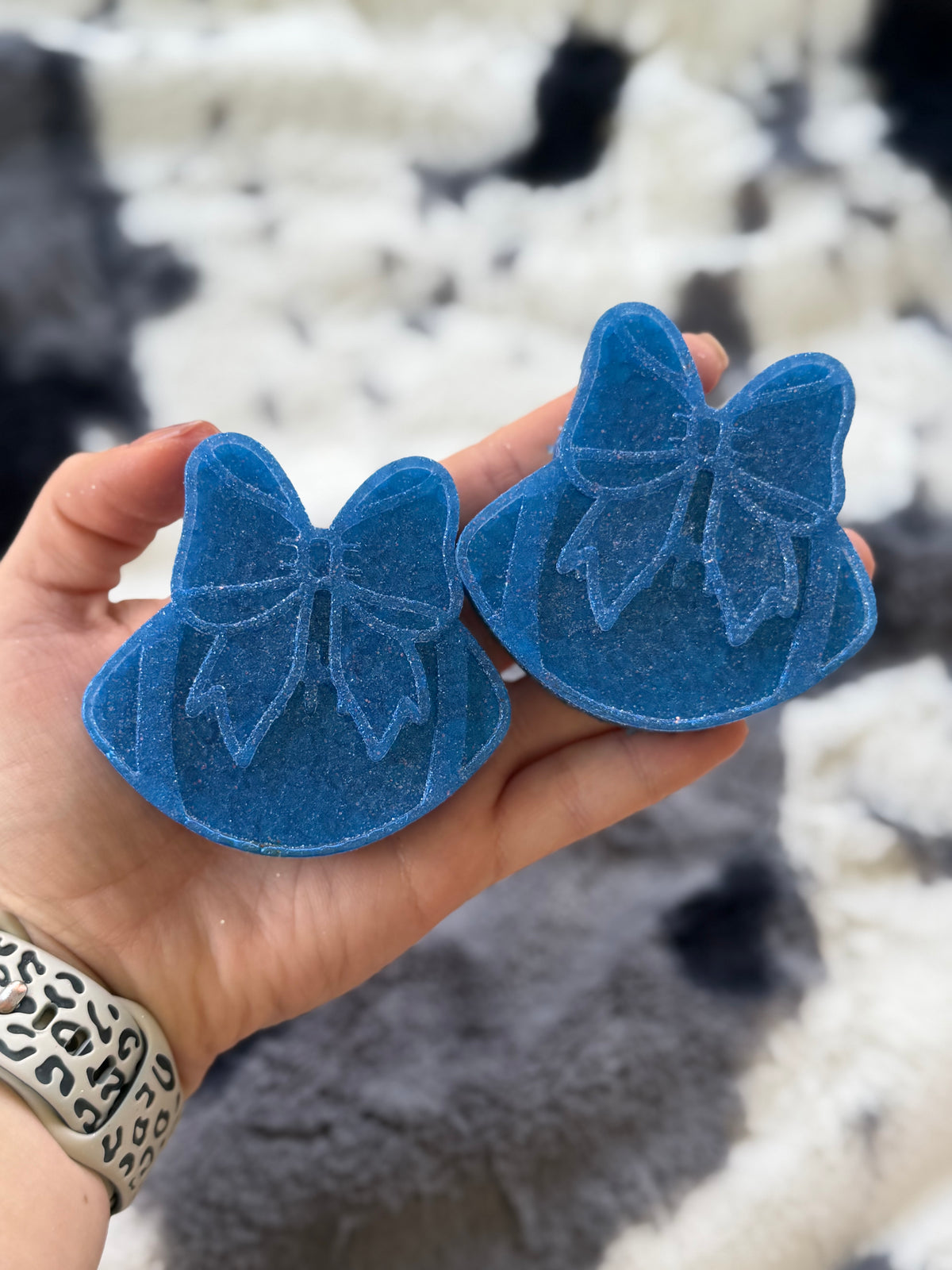 Football Bow Vent Clips