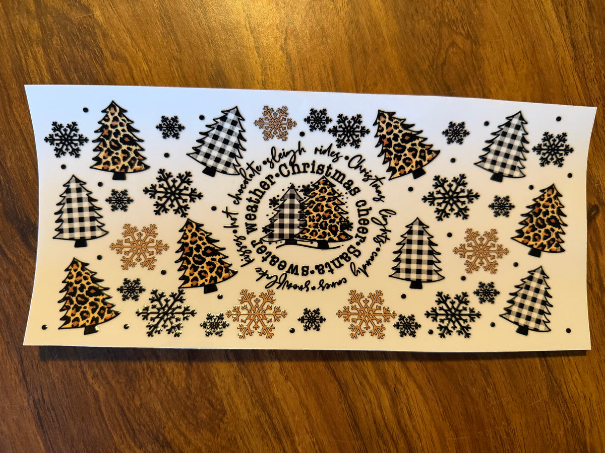 Leopard Print Christmas Wrap