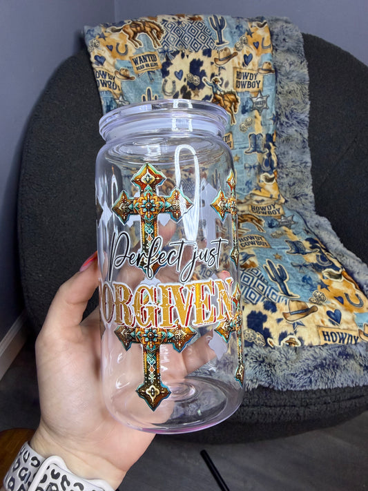 Perfectly Forgiven Sublimated Tumbler