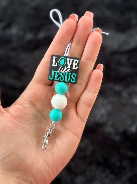 Turquoise Faith Freshie Hanger