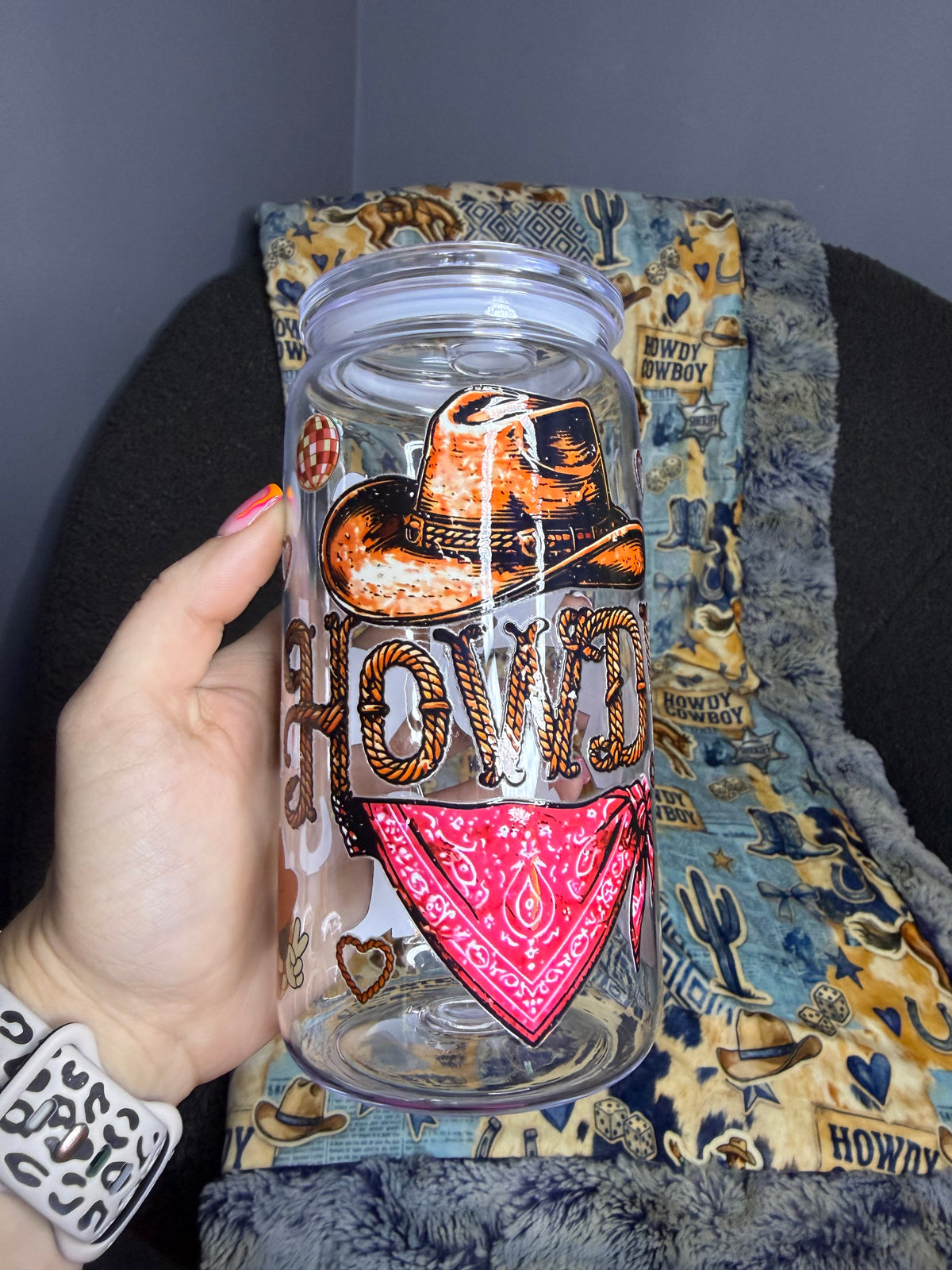 Howdy Sublimated Tumbler