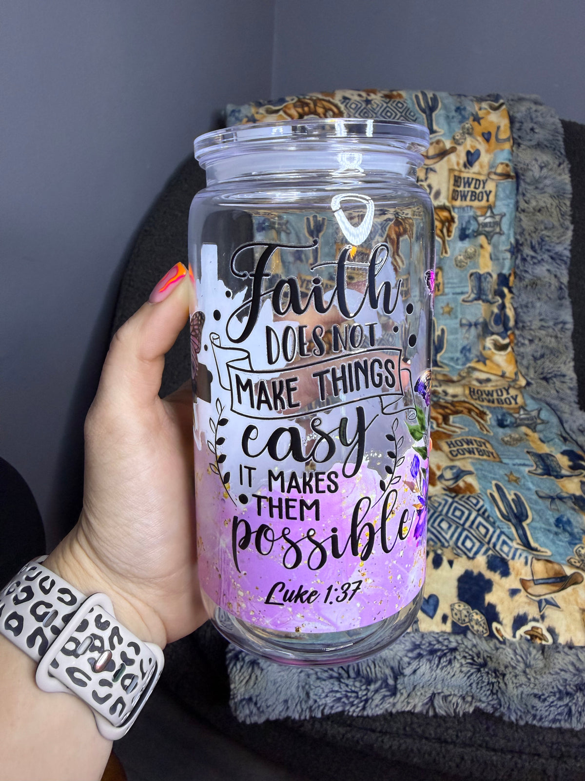 Faith Sublimated Tumbler