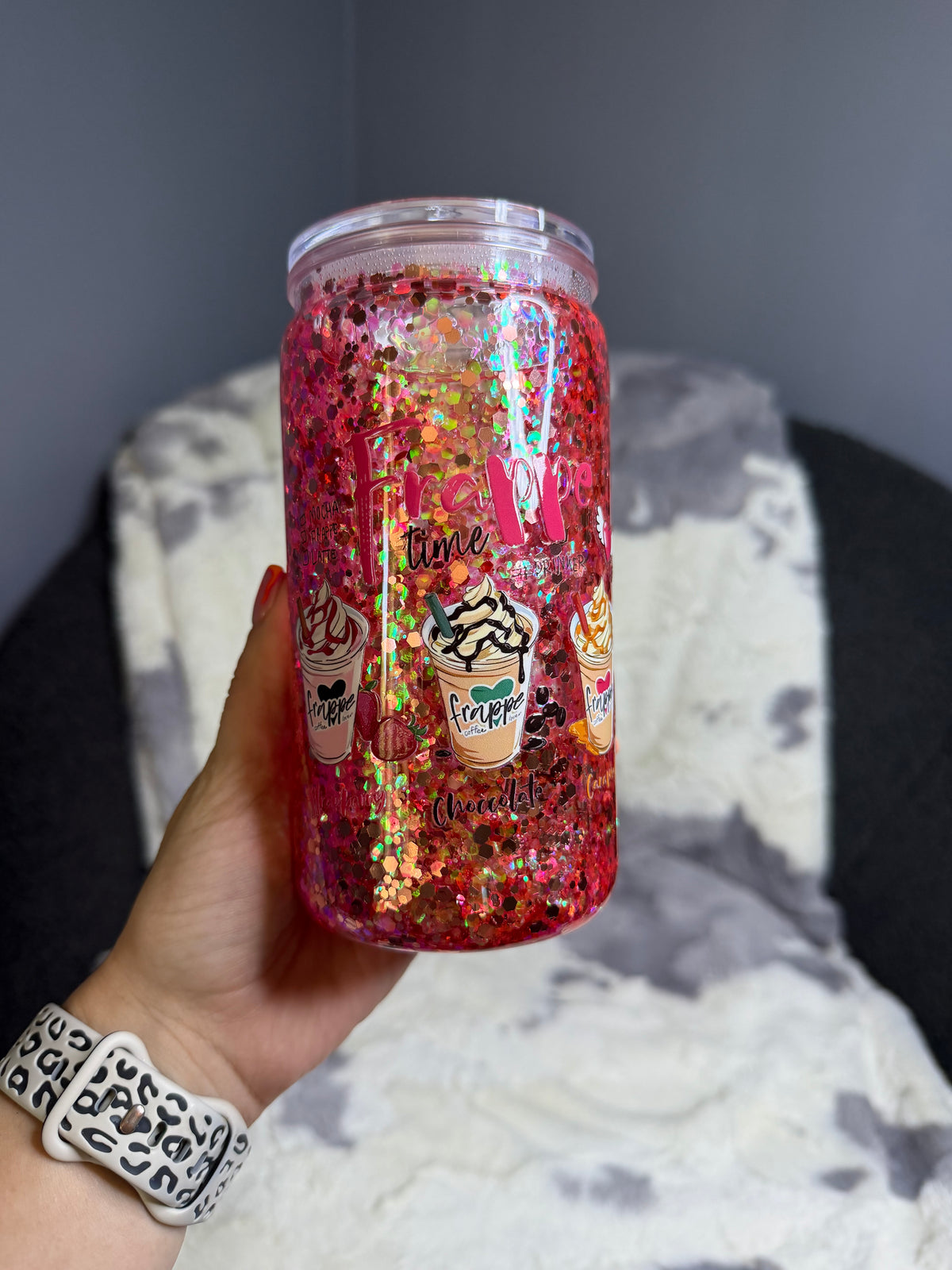 Frappe Time Snowglobe Tumbler