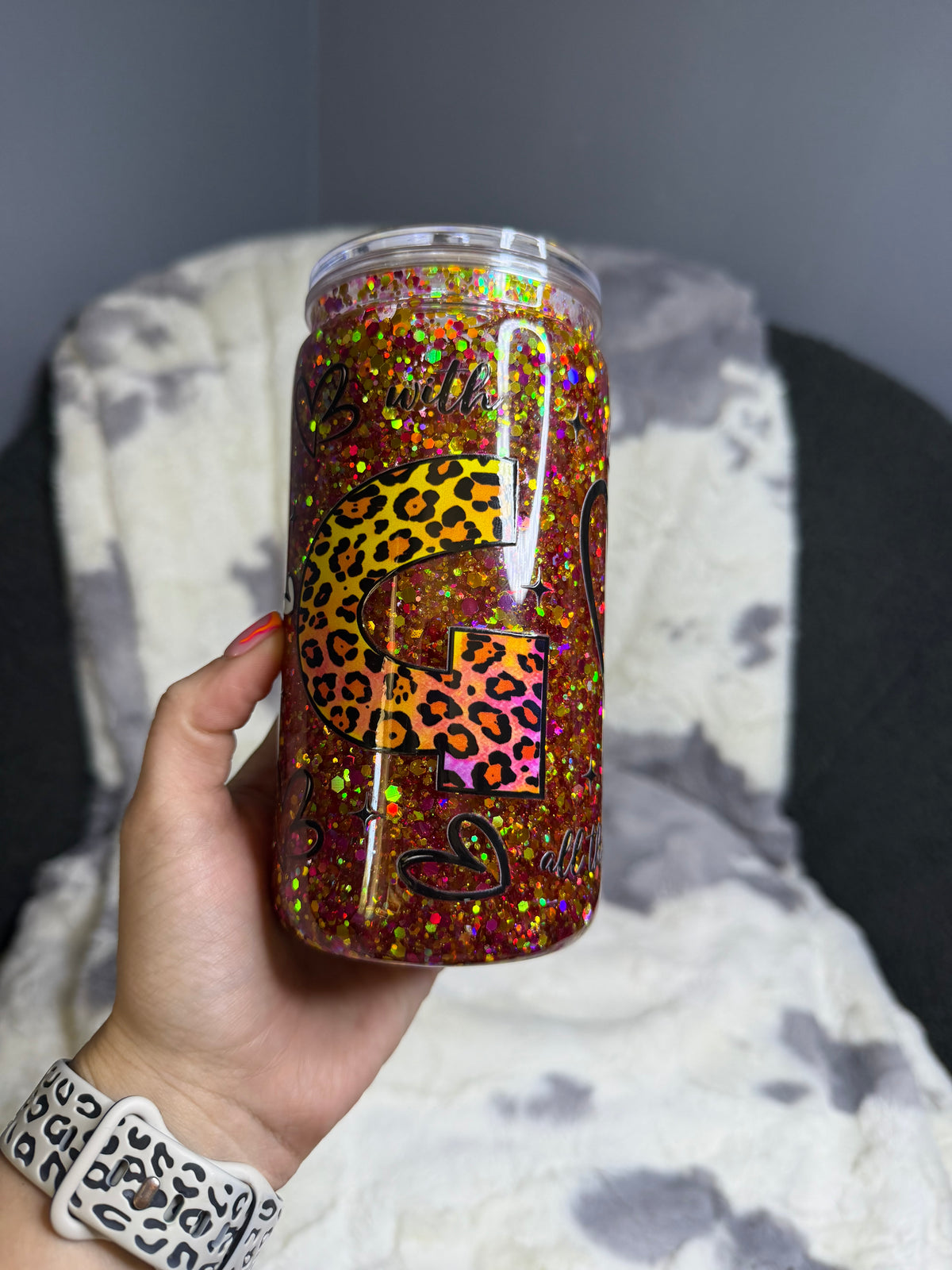 With God Snowglobe Tumbler