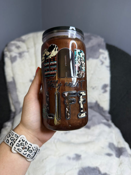 Dad Life Cateye Tumbler