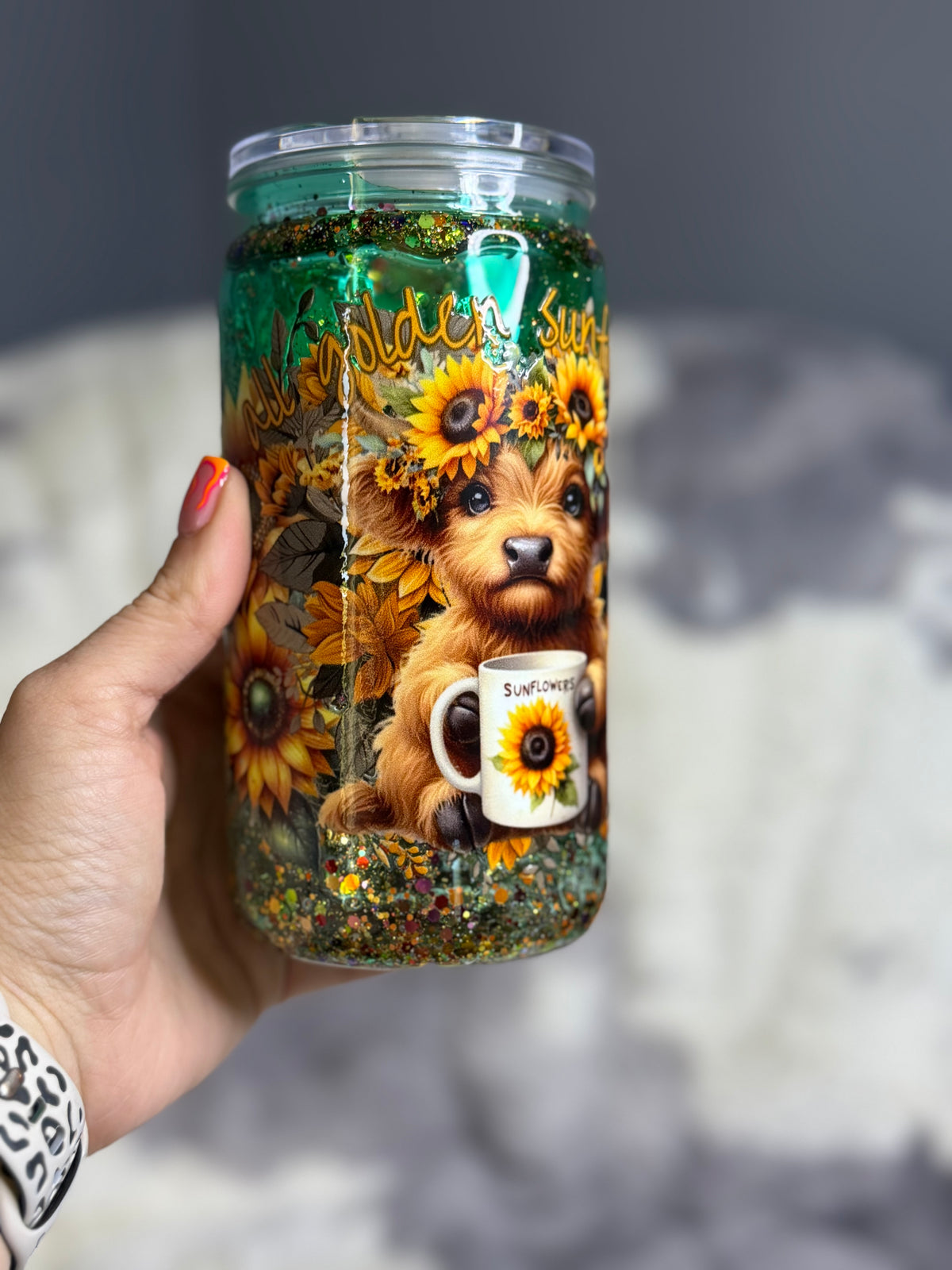 Golden Sunflowers HoneyDrip