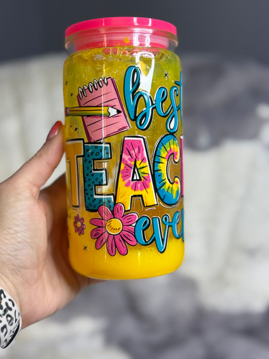 Best Teacher Ever Lava Tumbler
