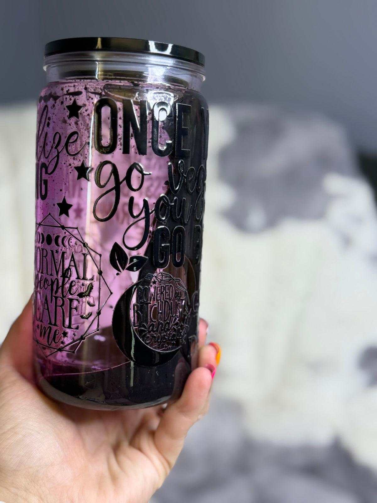 Bewitched & Unbothered Lava Tumbler