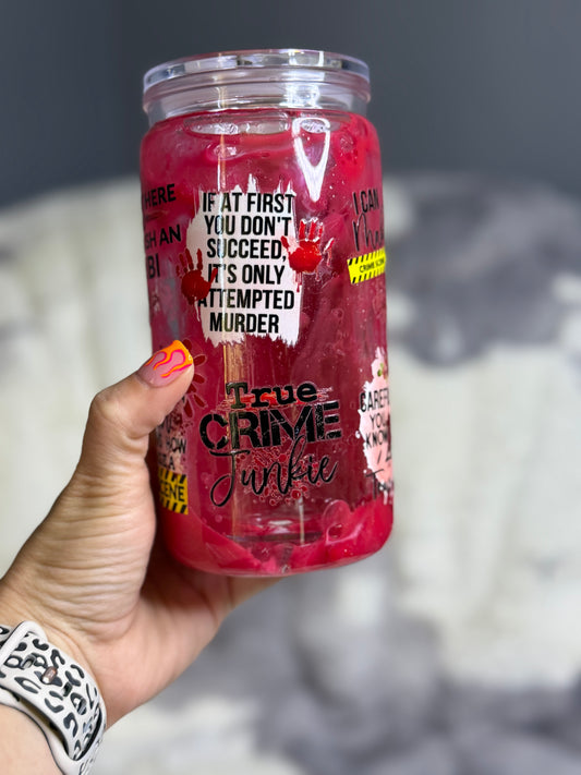 True Crime Addict Lava Tumbler