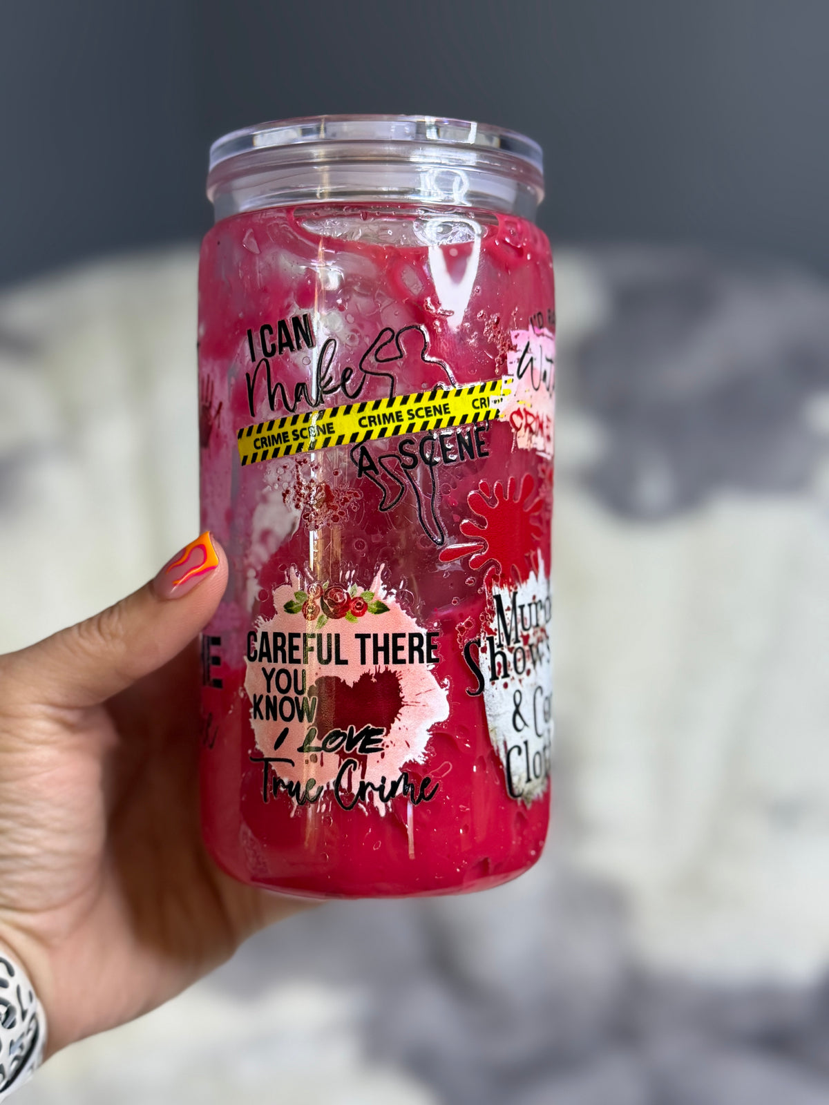 True Crime Addict Lava Tumbler