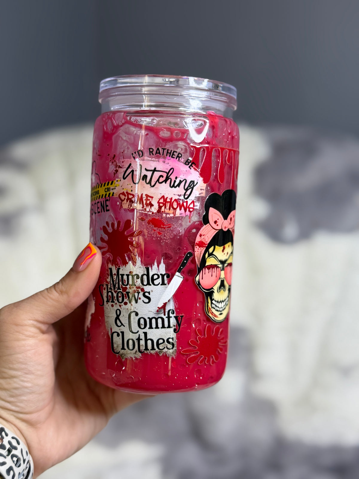 True Crime Addict Lava Tumbler