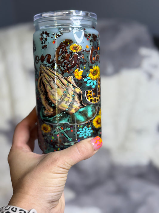 Only Talking To Jesus Dual Lava Tumbler