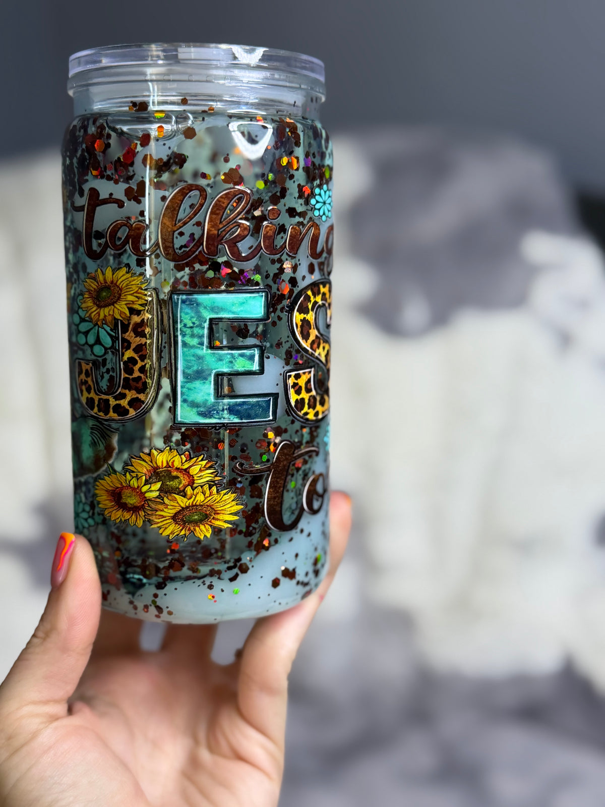 Only Talking To Jesus Dual Lava Tumbler