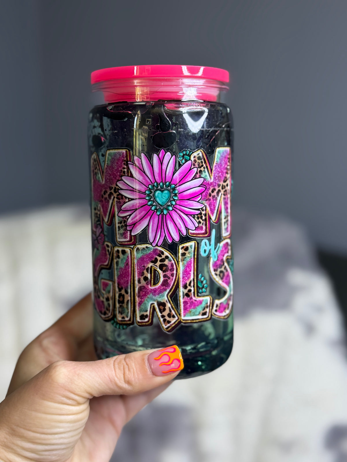 Girl Mom Dual Lava Tumbler