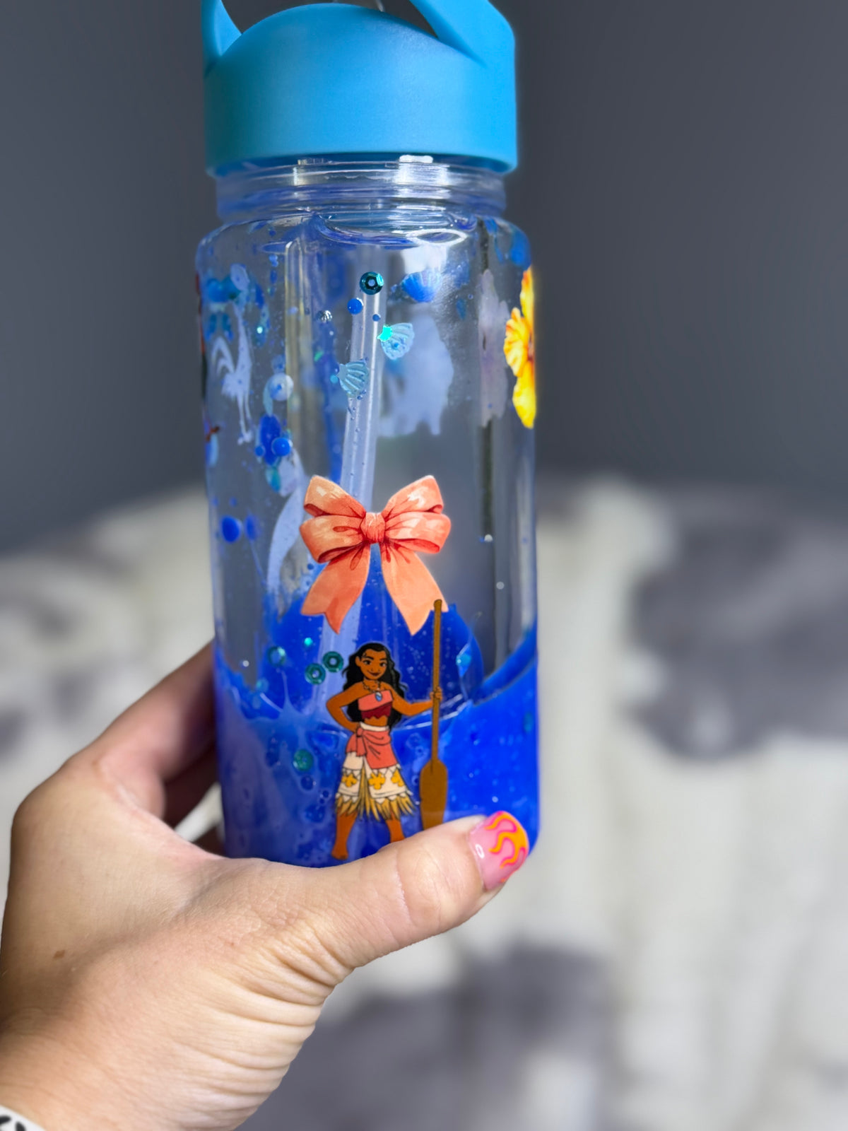 Wayfinder Waves Glitter Lava Kids Tumbler