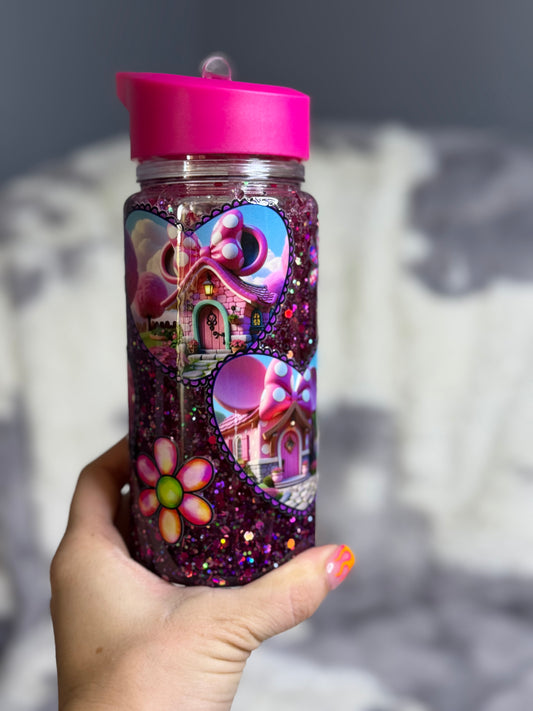 Minnie’s Magical Cottage Snowglobe Kids Tumbler