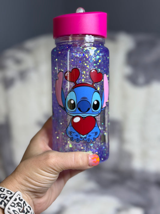 Stitch Cuddles Waterfall Kids Tumbler