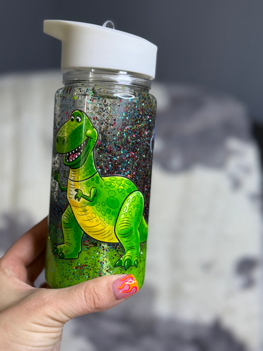 Rex’s Roaring Adventure Glitter Lava Kids Tumbler