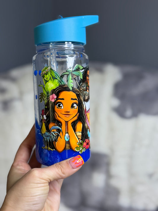 Island Dreamer Glitter Lava Kids Tumbler