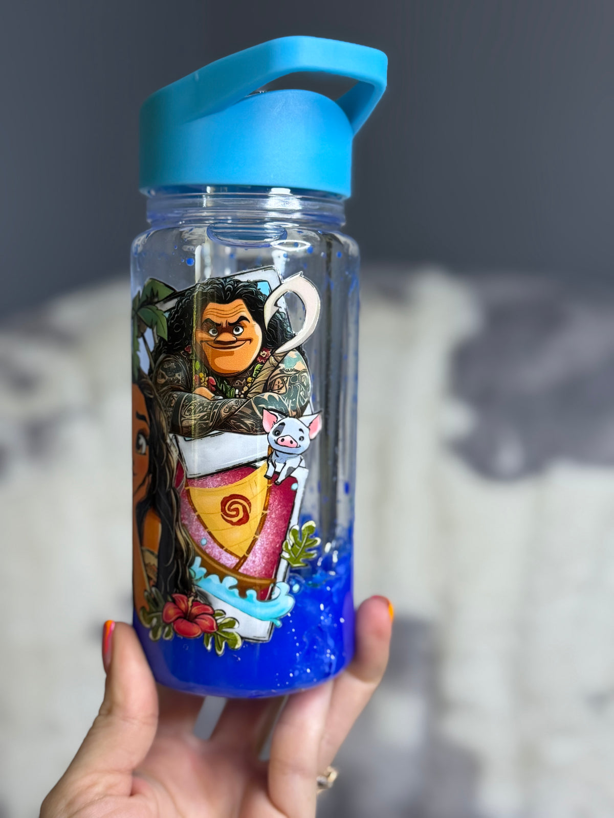 Island Dreamer Glitter Lava Kids Tumbler